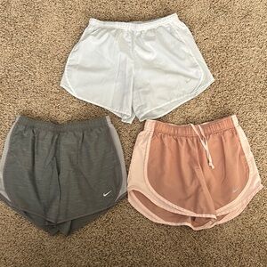 GUC LOT of 3 NIKE Dri-Fit Shorts Girls YXL / Women’s Small
